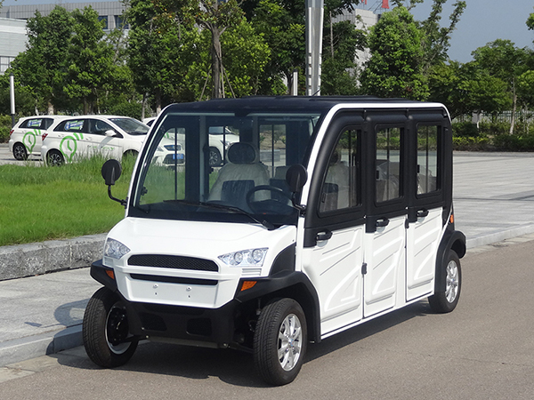 6座封閉式電動觀光車